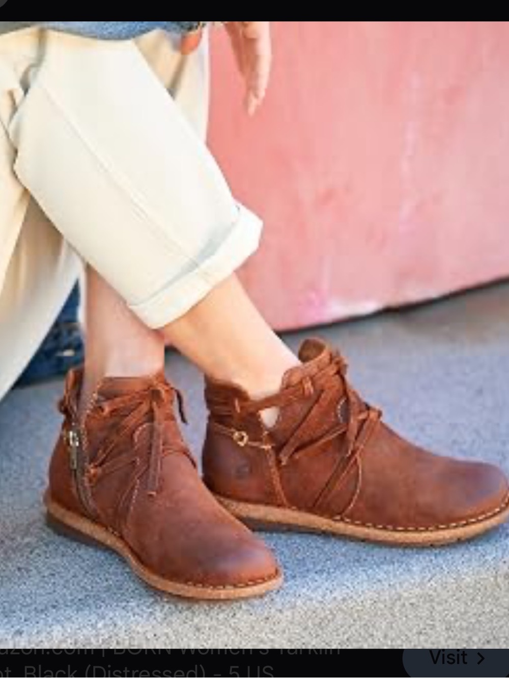 Born Tarkiln Women's Brown Suede Chukka Boots